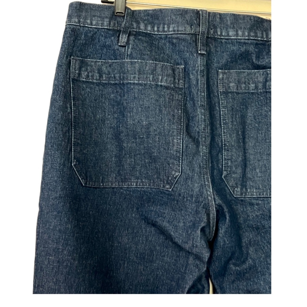 J Crew High-rise patch pocket straight-leg jean in indigo - Picture 2 of 9